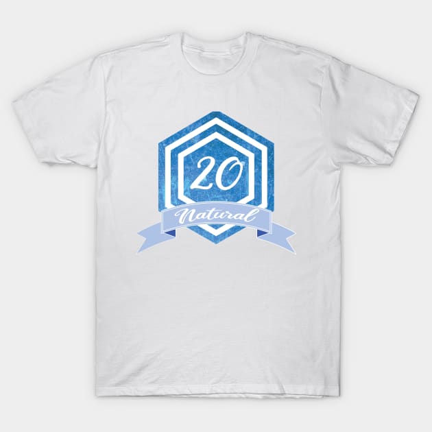 Nat 20 T-Shirt by PixieGraphics